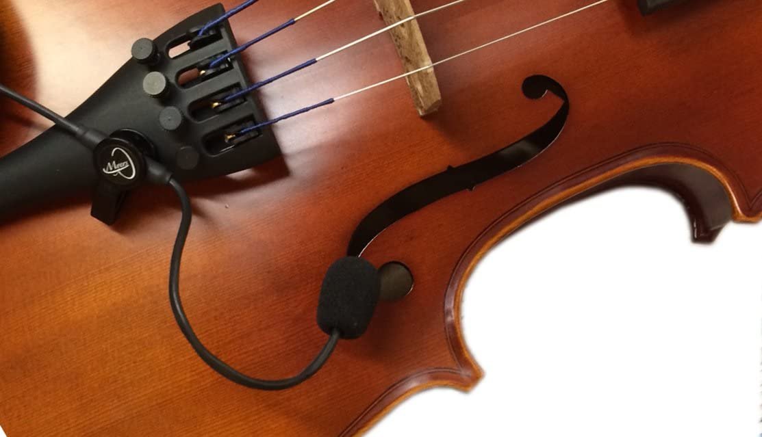 The Feather Violin Pickup with Flexible MicroGooseneck by Myers Pickup
