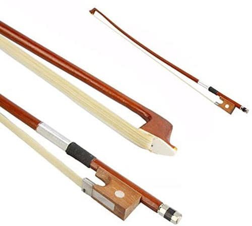 AMZZ Arbor White Horsehair Violin Bow (4/4 Brazilwood)